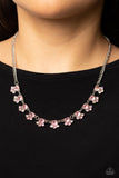 Tabloid Treasure - Pink Necklace