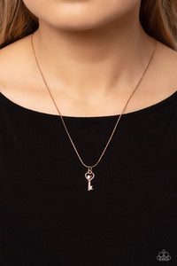 LOVE-Locked - Rose Gold Necklace