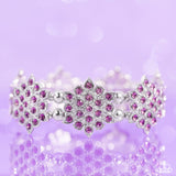 Scintillating Snowflakes - Purple Bracelet