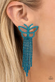 Billowing Butterflies - Blue Earring