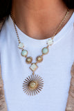 Sunburst Style - Gold Necklace