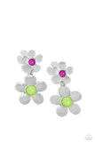 Fashionable Florals - Green Earring