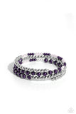 Just SASSING Through - Purple Bracelet