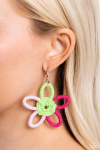 Spin a Yarn - Pink Earring