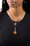 Childhood Charms - Orange Necklace