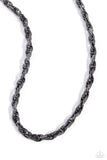 Braided Ballad - Black Necklace