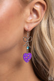 BOW Away Zone - Purple Earring