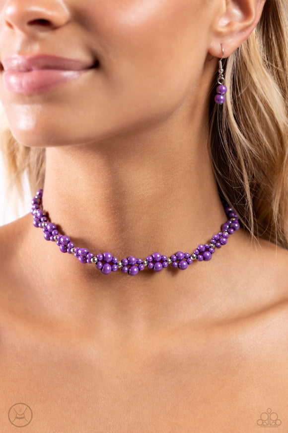 Dreamy Duchess - Purple Necklace