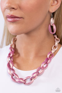 Statement Season - Pink Necklace