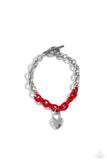 Locked and Loved - Red Bracelet