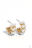 White Collar Wardrobe - Gold Earring