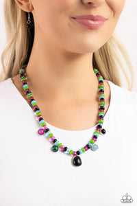 Colorfully California - Black Necklace