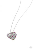 Flirting Ferris Wheel - Pink Necklace