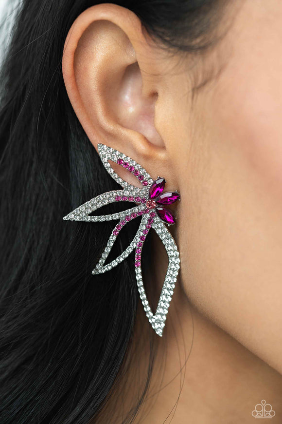 Twinkling Tulip - Pink Earring