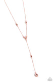 Lavish Lariat - Copper Necklace