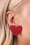 Sparkly Sweethearts - Red Earring