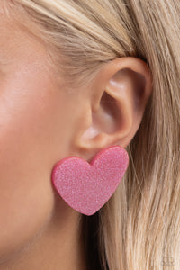 Sparkly Sweethearts - Pink Earring