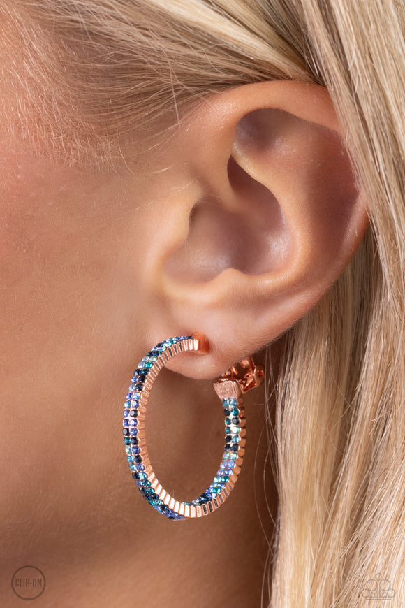 Outstanding Ombré - Copper ClipOn Earring