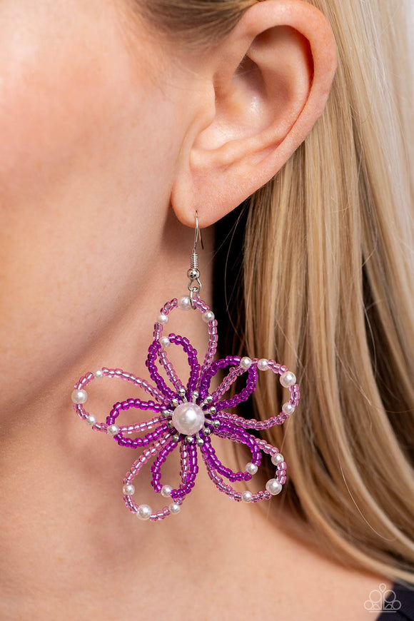 PEARL Crush - Purple Earring