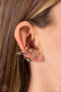 Mobile Maven - Brass Earring