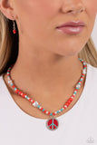 Pearly Possession - Red Necklace