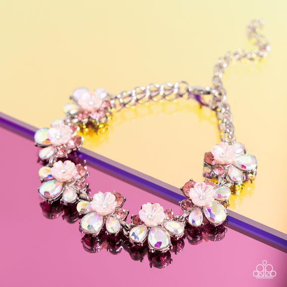 Floral Frenzy - Pink Bracelet