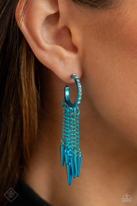 Piquant Punk - Blue Earring