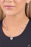 Soaring Shell - Pink Necklace