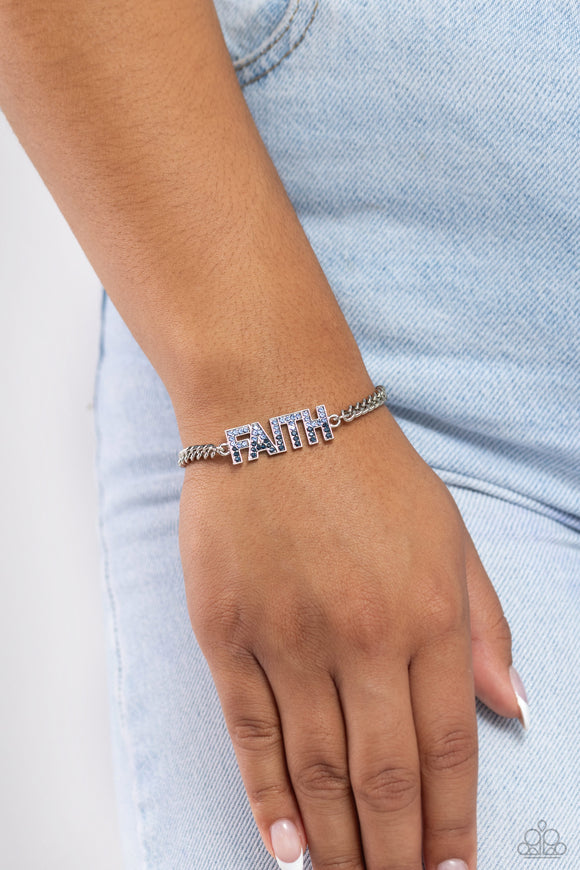 Faithful Finish - Blue Bracelet