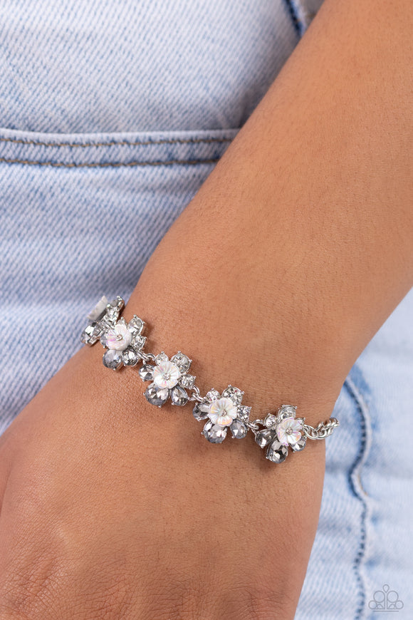 Floral Frenzy - Silver Bracelet