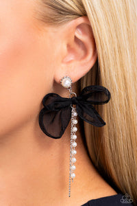 High-Class Heiress - Black Earring