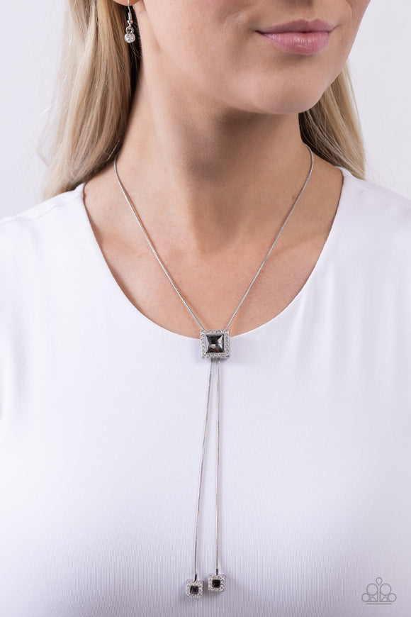 I Solemnly SQUARE - Silver Necklace