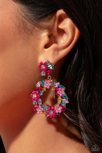 Wreathed in Wildflowers - Multi Earring