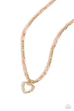 Flashy Fairy Tale - Orange Necklace