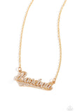 Home Run Haute - Gold Necklace