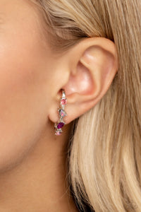 Trendy Twists - Pink Earring