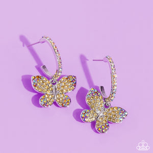 Whimsical Waltz - Yellow Earring