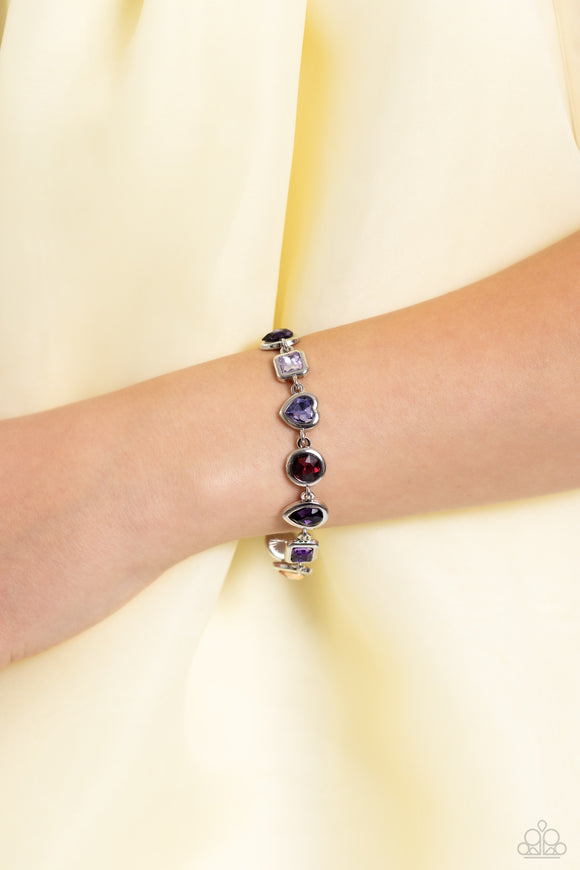 Actively Abstract - Purple Bracelet