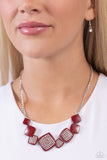 Twinkling Tables - Red Necklace