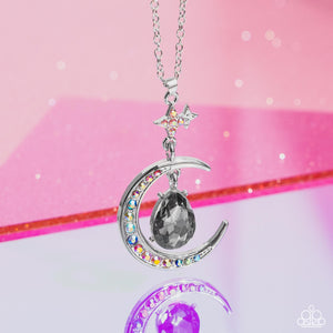 Talking to the Moon - Silver Necklace