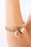 Free-Spirited Fantasy - Gold Bracelet