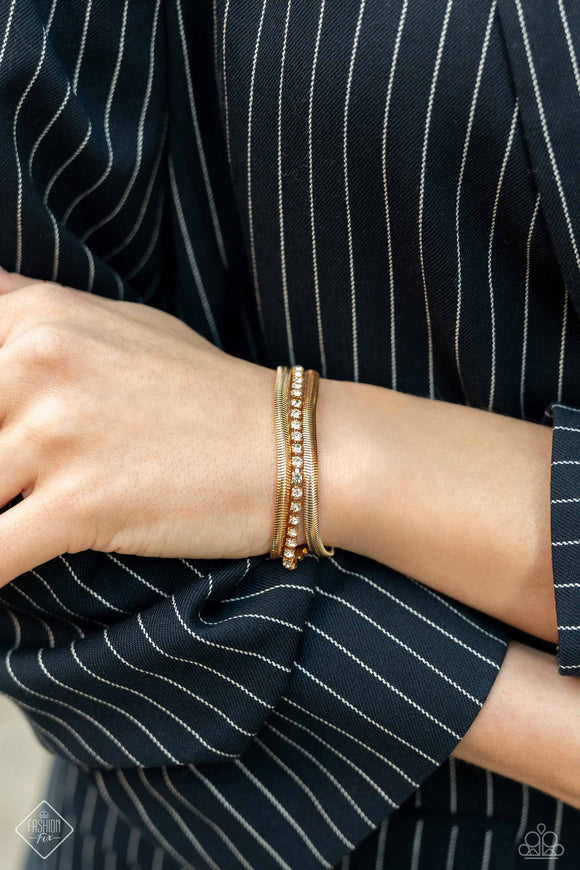 A SQUARE Treasure - Gold Bracelet