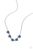 ECLECTIC Heart - Blue Necklace