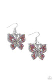 Bejeweled Breeze - Pink Earring