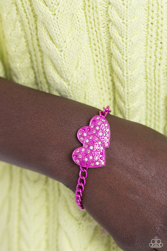 Lovestruck Lineup - Pink Bracelet