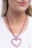 Flirting Fancy - Pink Necklace