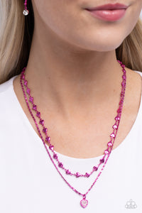 Cupid Combo - Pink Necklace