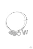 Making It INITIAL - Silver - W Bracelet