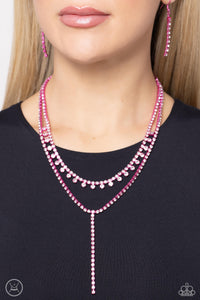 Champagne Night - Pink Necklace