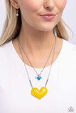 Heart-Racing Recognition - Yellow Necklace